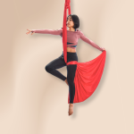 Aerial yoga presents a fun and acrobatic fusion, intertwining traditional yoga postures with gravity-defying movements suspended in fabric hammocks, elevating flexibility and strength in a playful practice.